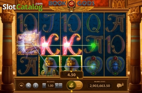 Οθόνη3. Book of Gods (BF games) Κουλοχέρης
