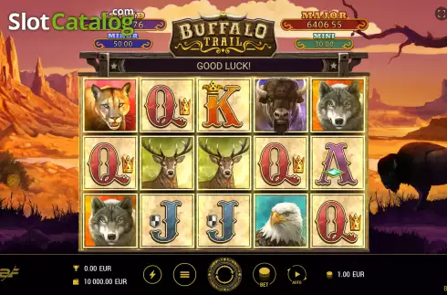 Οθόνη2. Buffalo Trail (BF games) Κουλοχέρης