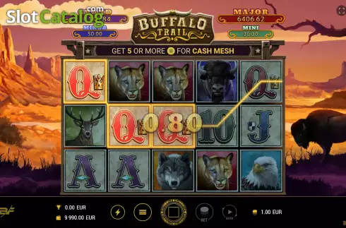 Οθόνη3. Buffalo Trail (BF games) Κουλοχέρης