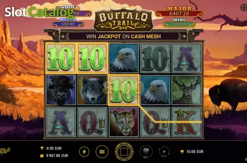 Οθόνη4. Buffalo Trail (BF games) Κουλοχέρης