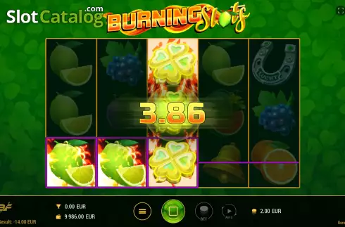 Οθόνη4. Burning Slots Κουλοχέρης 