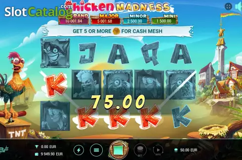 Οθόνη3. Chicken Madness Κουλοχέρης 
