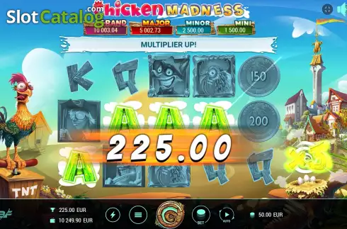 Οθόνη5. Chicken Madness Κουλοχέρης 