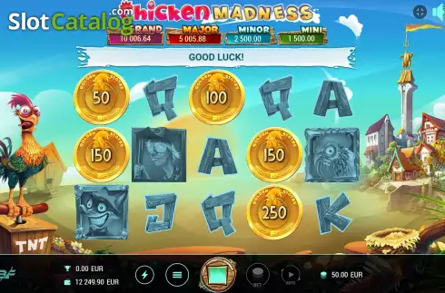 Οθόνη7. Chicken Madness Κουλοχέρης 