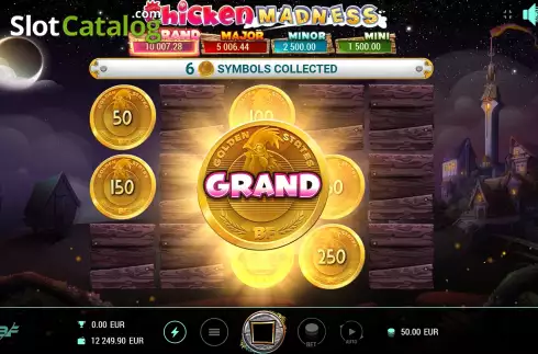 Οθόνη9. Chicken Madness Κουλοχέρης 