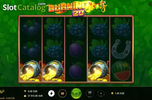 Οθόνη8. Burning Slots 20 Κουλοχέρης
