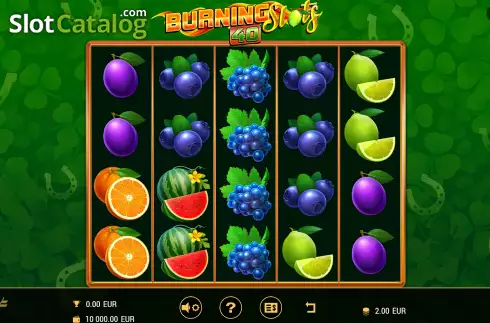 Οθόνη3. Burning Slots 40 Κουλοχέρης