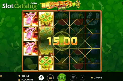 Οθόνη7. Burning Slots 40 Κουλοχέρης