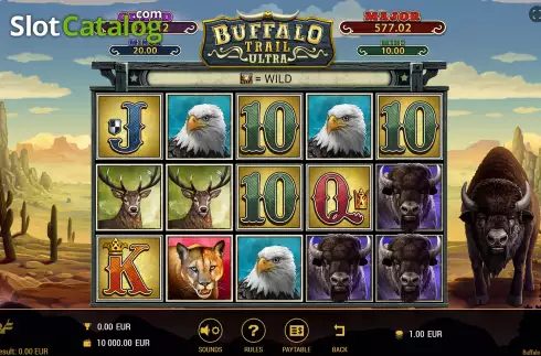 Οθόνη3. Buffalo Trail Ultra Κουλοχέρης
