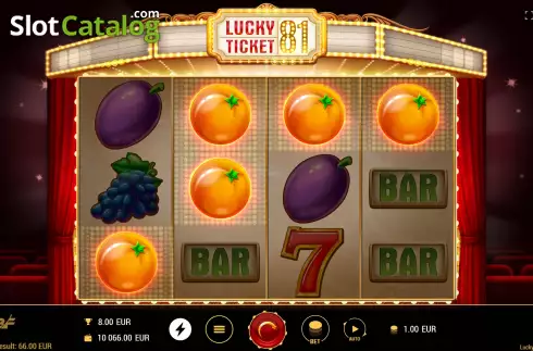 Οθόνη8. Lucky Ticket 81 Κουλοχέρης