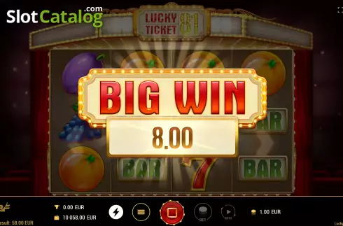 Οθόνη9. Lucky Ticket 81 Κουλοχέρης