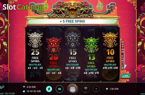 Οθόνη8. Dragon's Chance Κουλοχέρης