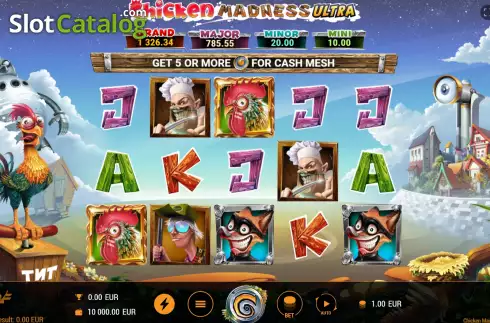 Οθόνη3. Chicken Madness Ultra Κουλοχέρης
