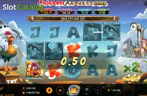 Οθόνη4. Chicken Madness Ultra Κουλοχέρης