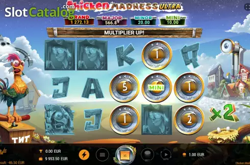 Οθόνη6. Chicken Madness Ultra Κουλοχέρης