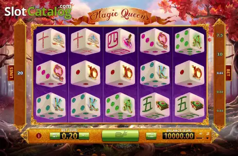 Οθόνη2. Magic Queens Dice Κουλοχέρης