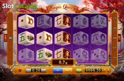 Οθόνη3. Magic Queens Dice Κουλοχέρης
