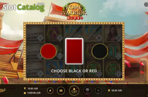 Οθόνη3. Rome Warrior Dice Κουλοχέρης