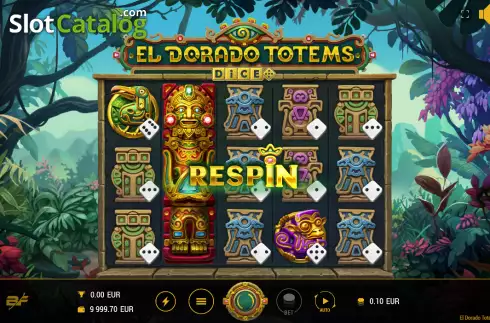 Οθόνη3. El Dorado Totems Dice Κουλοχέρης