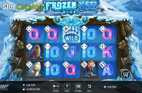 Οθόνη2. Frozen Yeti Dice Κουλοχέρης