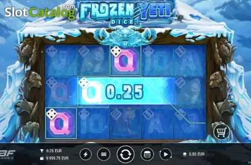 Οθόνη3. Frozen Yeti Dice Κουλοχέρης