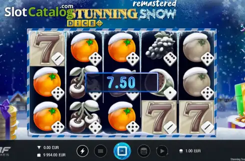 Οθόνη3. Stunning Snow Remastered Dice Κουλοχέρης 
