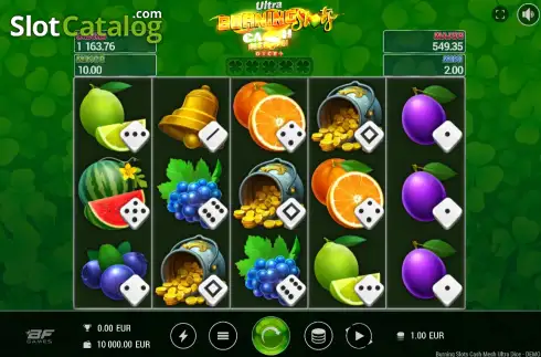 Οθόνη2. Ultra Burning Slots Cash Mesh Dice Κουλοχέρης