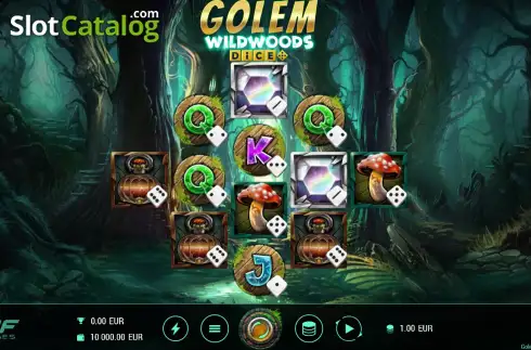 Οθόνη2. Golem Wildwoods Dice Κουλοχέρης