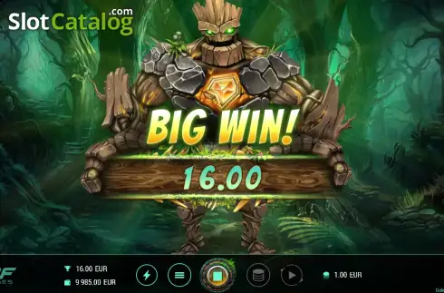Οθόνη3. Golem Wildwoods Dice Κουλοχέρης