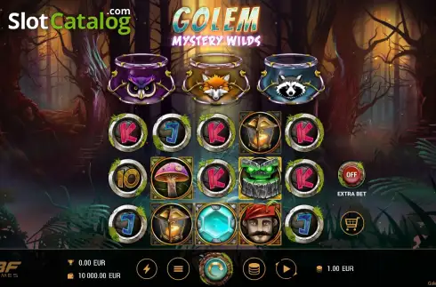 Οθόνη2. Golem Mystery Wilds Κουλοχέρης
