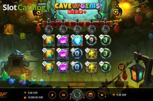 Οθόνη2. Cave Of Gems Dice Κουλοχέρης 