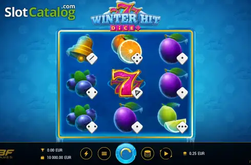 Οθόνη2. 777 Winter Hit Dice Κουλοχέρης