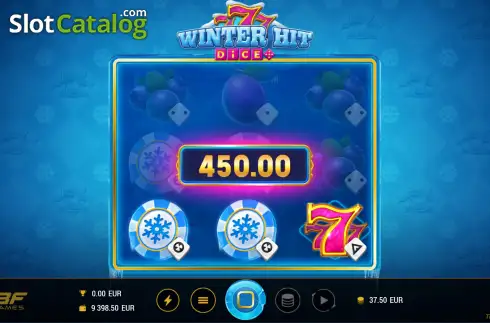 Οθόνη3. 777 Winter Hit Dice Κουλοχέρης