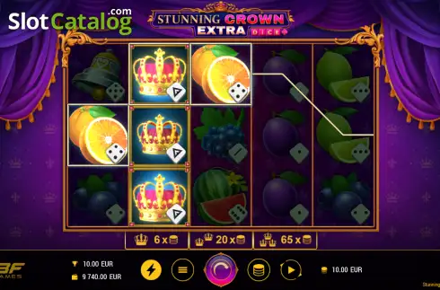 Οθόνη3. Stunning Crown Extra Dice Κουλοχέρης