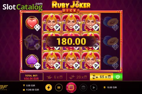 Οθόνη3. Ruby Joker Dice Κουλοχέρης