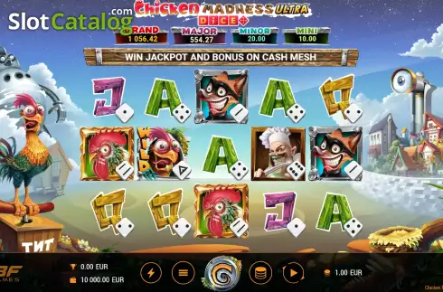 Οθόνη2. Chicken Madness Ultra Dice Κουλοχέρης