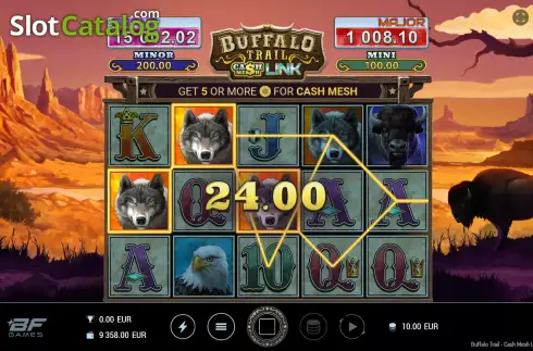Οθόνη3. Buffalo Trail Cash Mesh Link Κουλοχέρης