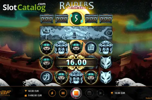 Οθόνη3. Raiders of the East Κουλοχέρης