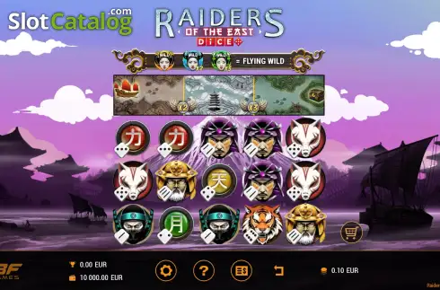Οθόνη2. Raiders of the East Dice Κουλοχέρης