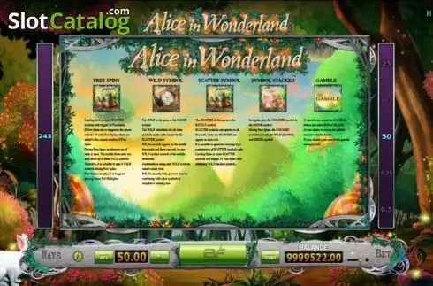 Οθόνη4. Alice in Wonderland (BF games) Κουλοχέρης
