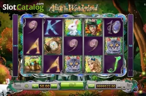 Οθόνη6. Alice in Wonderland (BF games) Κουλοχέρης
