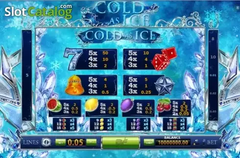 Οθόνη2. Cold As Ice Κουλοχέρης