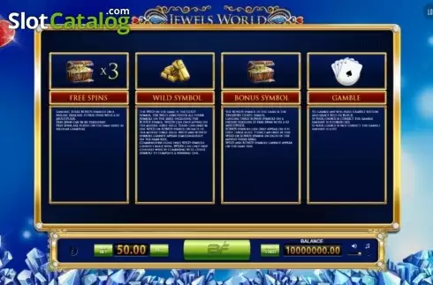 Οθόνη4. Jewels World Κουλοχέρης
