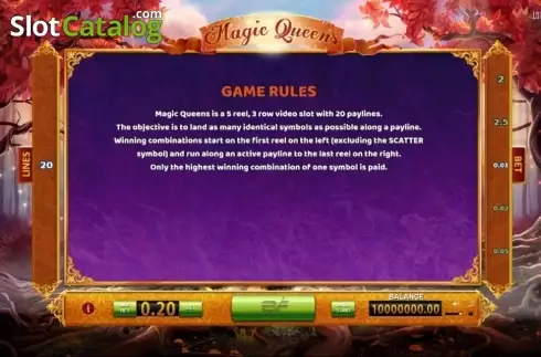 Οθόνη3. Magic Queens Κουλοχέρης