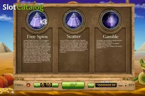 Οθόνη4. Pyramid Treasure Κουλοχέρης