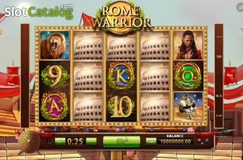 Οθόνη6. Rome Warrior (BF games) Κουλοχέρης 