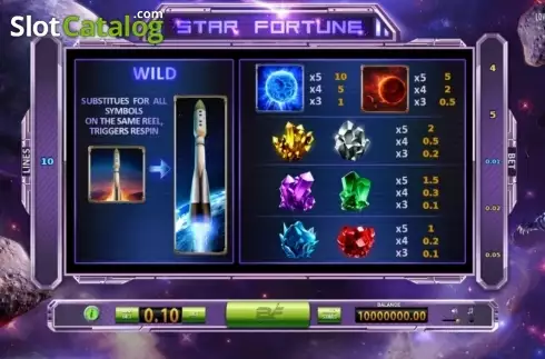 Οθόνη2. Star Fortune Κουλοχέρης