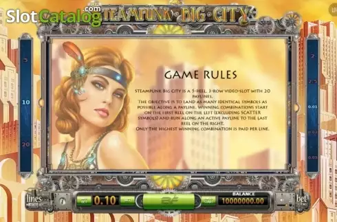Οθόνη3. Steampunk Big City Κουλοχέρης