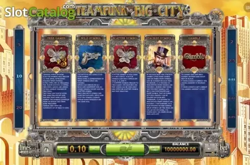 Οθόνη4. Steampunk Big City Κουλοχέρης
