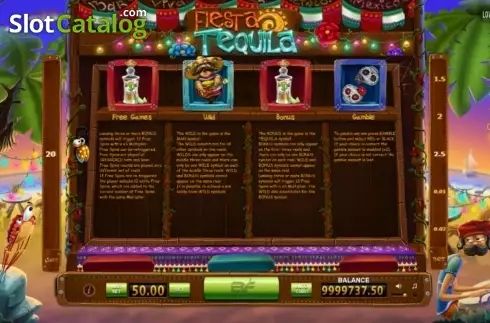 Οθόνη4. Tequila Fiesta Κουλοχέρης 
